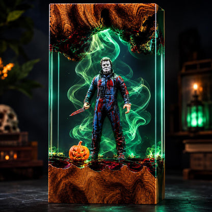 Michael Myers Halloween Epoxy Resin Lamp