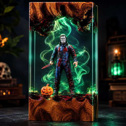 Michael Myers Halloween Epoxy Resin Lamp