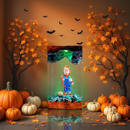 Chucky Halloween Resin Lamp