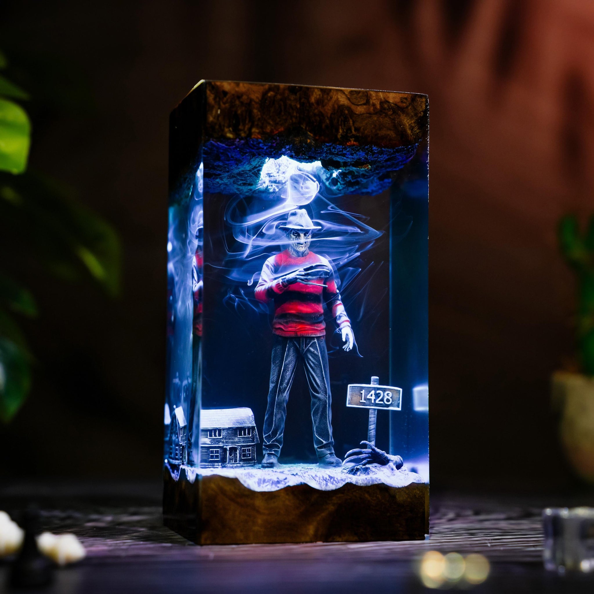 Freddy Krueger A Nightmare on Elm Street Epoxy Resin Lamp