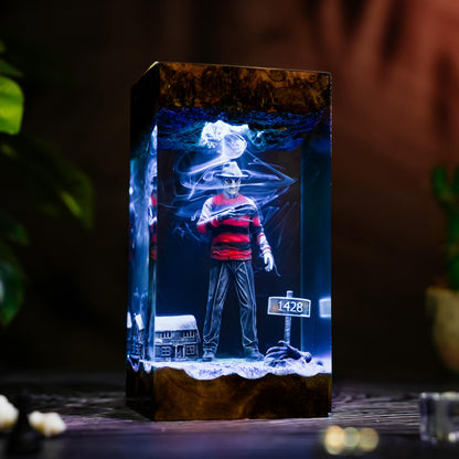 Freddy Krueger A Nightmare on Elm Street Epoxy Resin Lamp