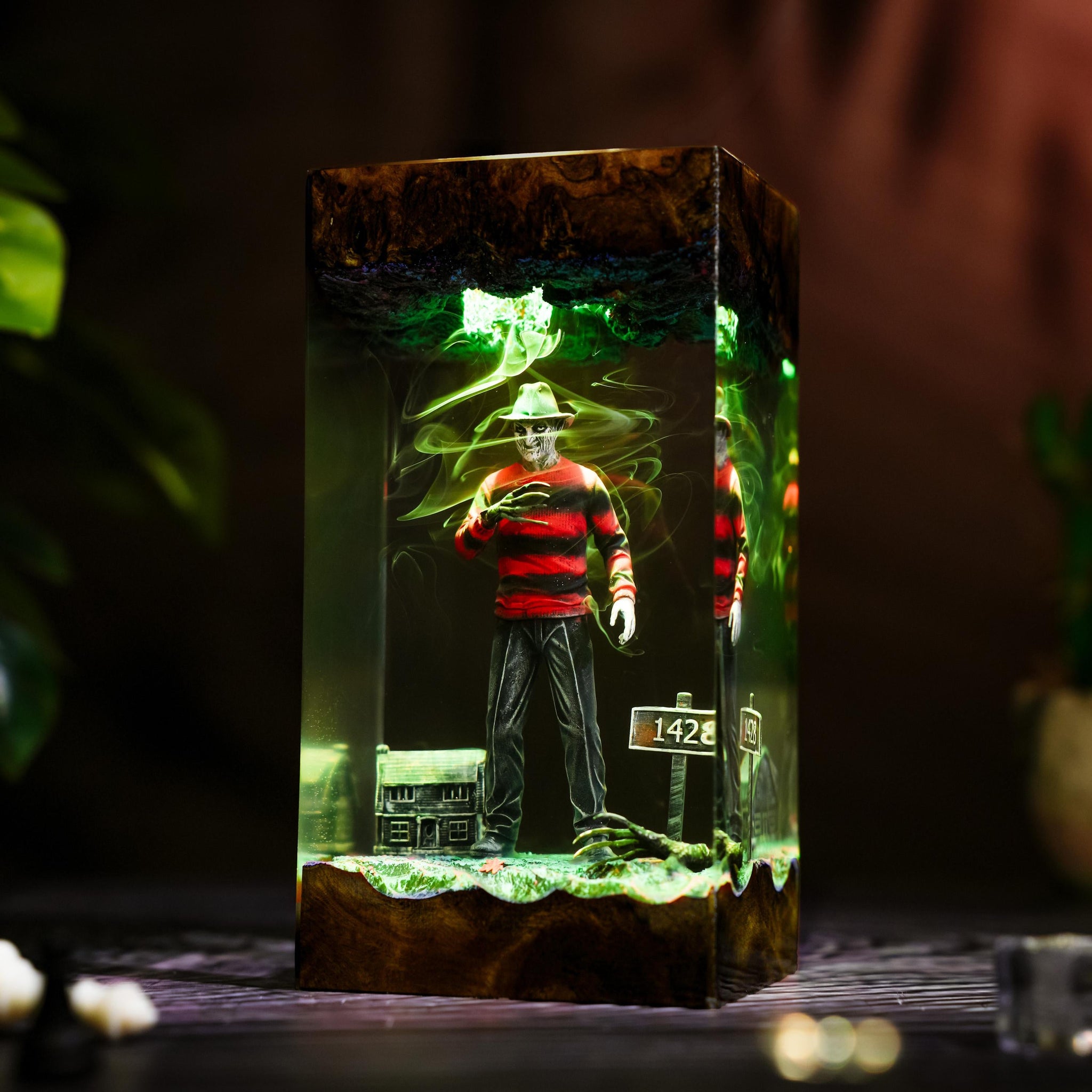 Freddy Krueger A Nightmare on Elm Street Epoxy Resin Lamp