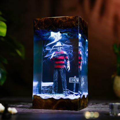 Freddy Krueger A Nightmare on Elm Street Epoxy Resin Lamp