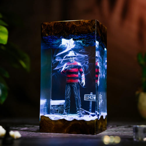 Freddy Krueger A Nightmare on Elm Street Epoxy Resin Lamp