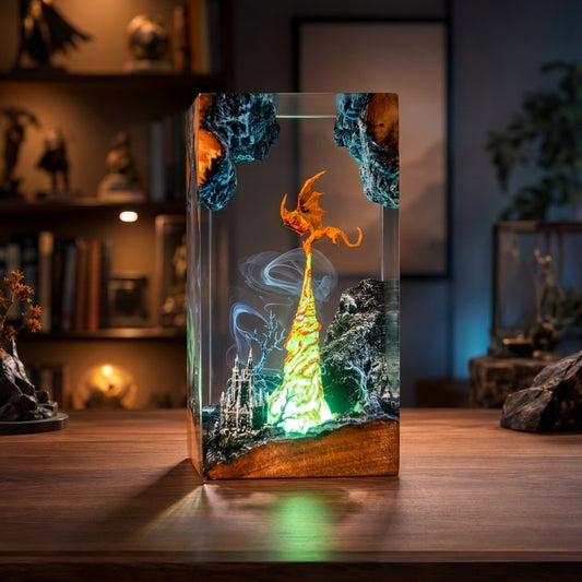 Fire Dragon Lamp - Dragon night light