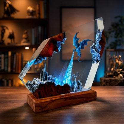 Ice Dragon Night Light - Dragon Lamp