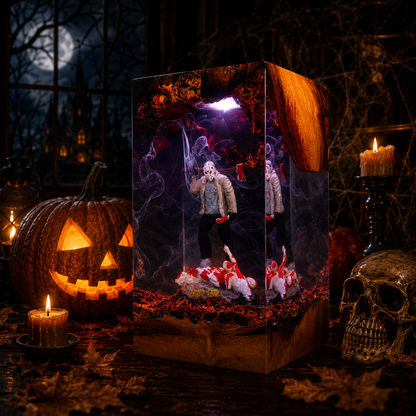 Jason Voorhees Lamp, Halloween Lamp