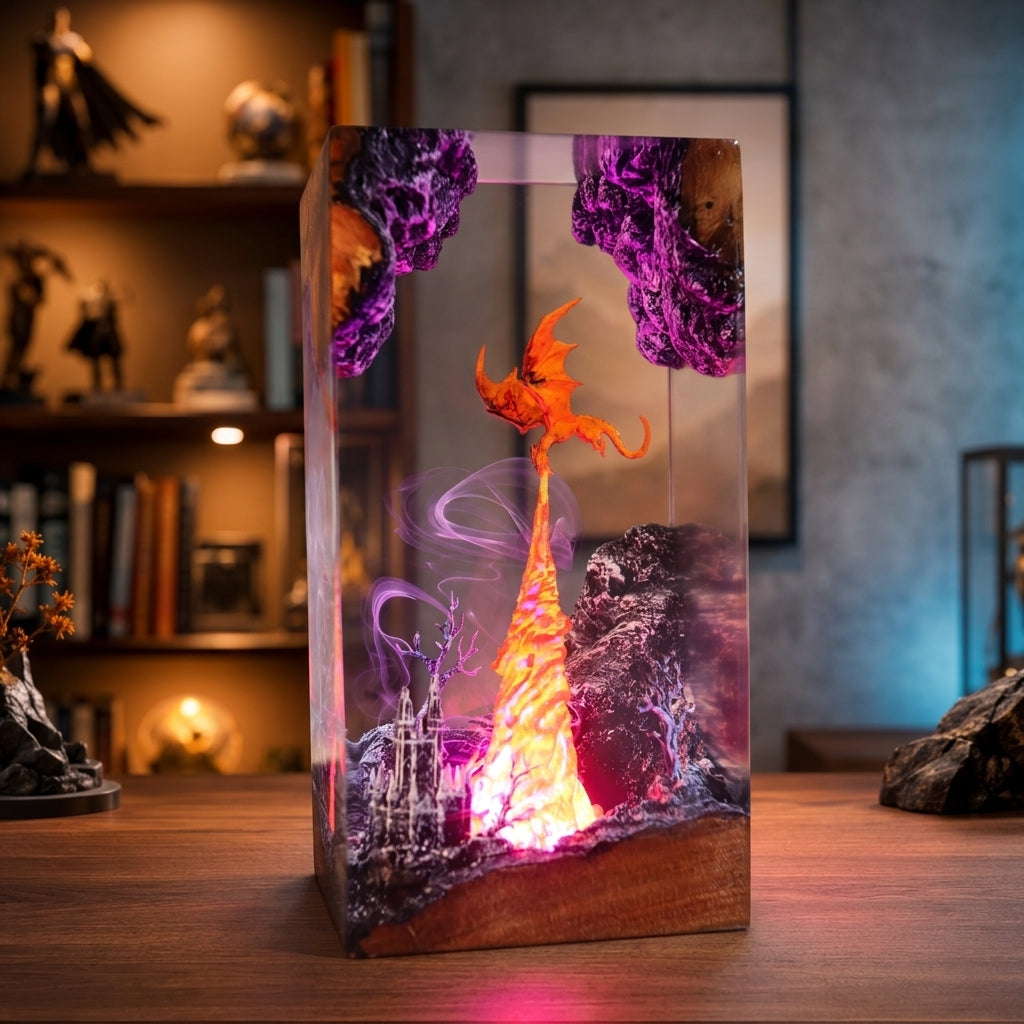 Fire Dragon Lamp - Dragon night light