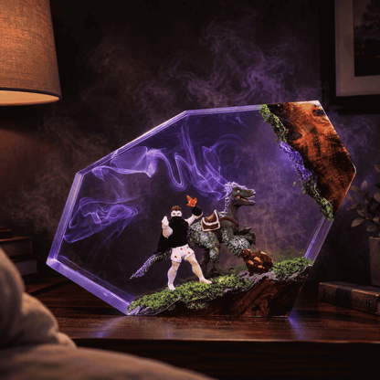Handmade Dungeon Crawler Carl Resin Lamp Collection