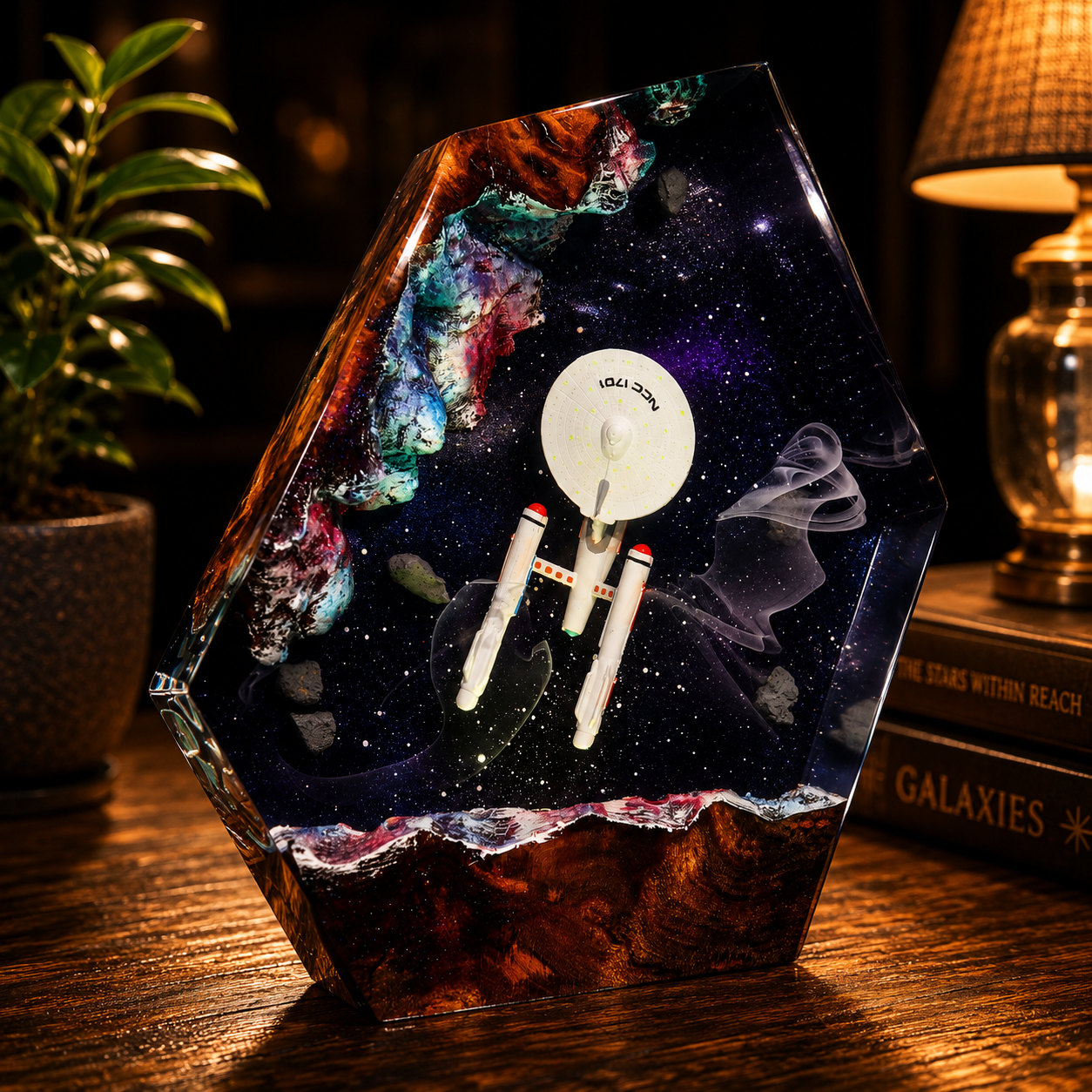 Star Trek USS Enterprise NCC-1701 Night Light, Gift for Trekkie