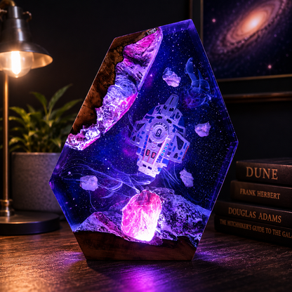 Star Trek USS Defiant  NX-74205 Night Light - Gift for Trekkie