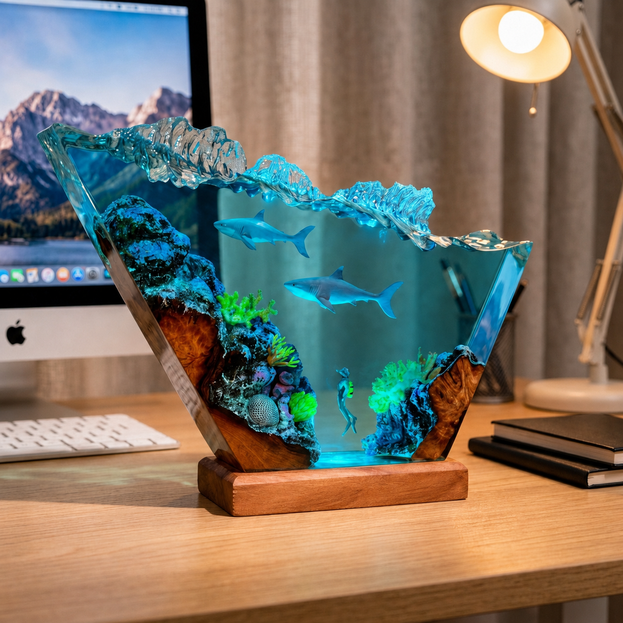 Ocean Night Light – Great White Shark Night Light