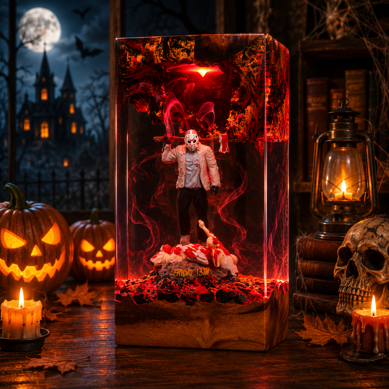 Jason Voorhees Lamp, Halloween Lamp