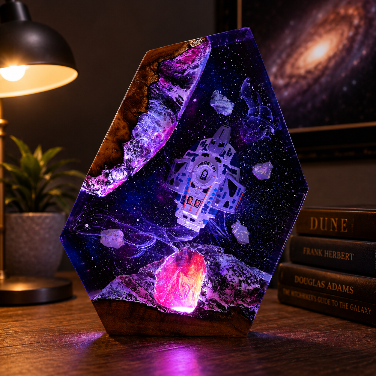 Star Trek USS Defiant  NX-74205 Night Light - Gift for Trekkie