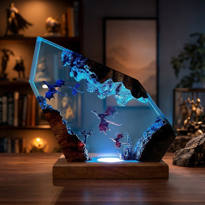 Fire Dragon vs Ice Dragon Night Light - Dragon-shaped light