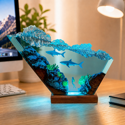Ocean Night Light – Great White Shark Night Light