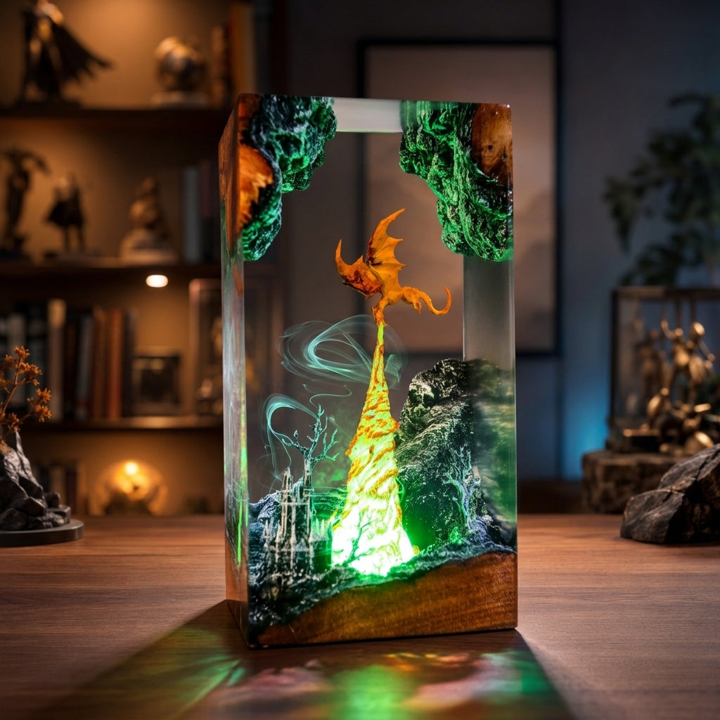 Fire Dragon Lamp - Dragon night light