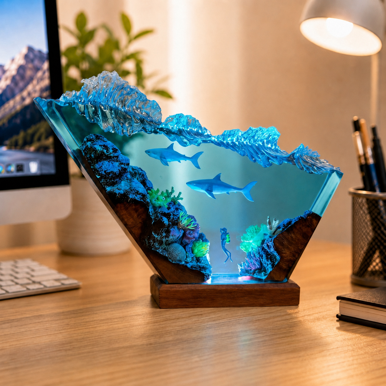 Ocean Night Light – Great White Shark Night Light