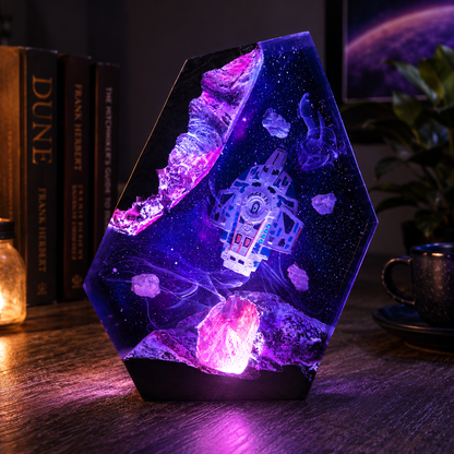Star Trek USS Defiant  NX-74205 Night Light - Gift for Trekkie