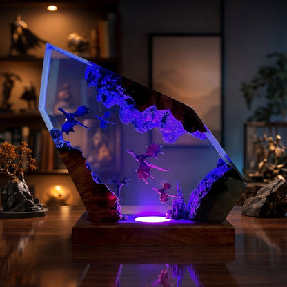 Fire Dragon vs Ice Dragon Night Light - Dragon-shaped light