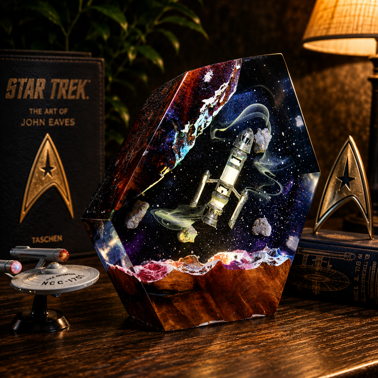 Star Trek USS Phoenix - NCC-65420 Night Light - Gift for Trekkie