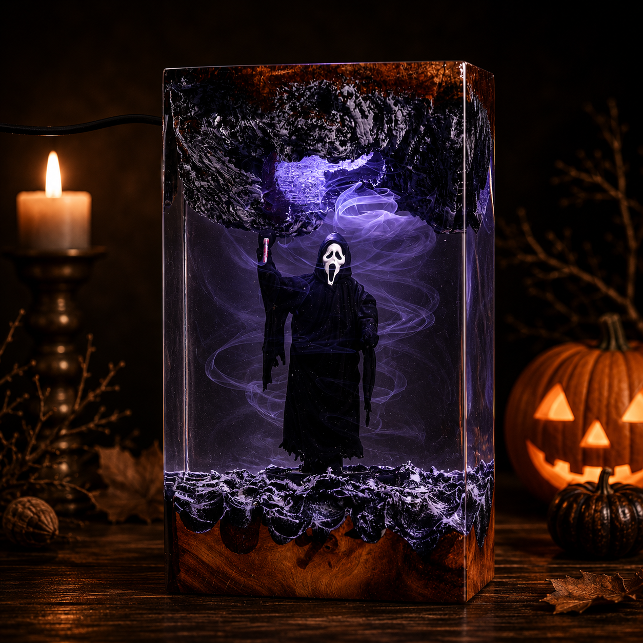 Ghostface Lamp, Halloween Lamp