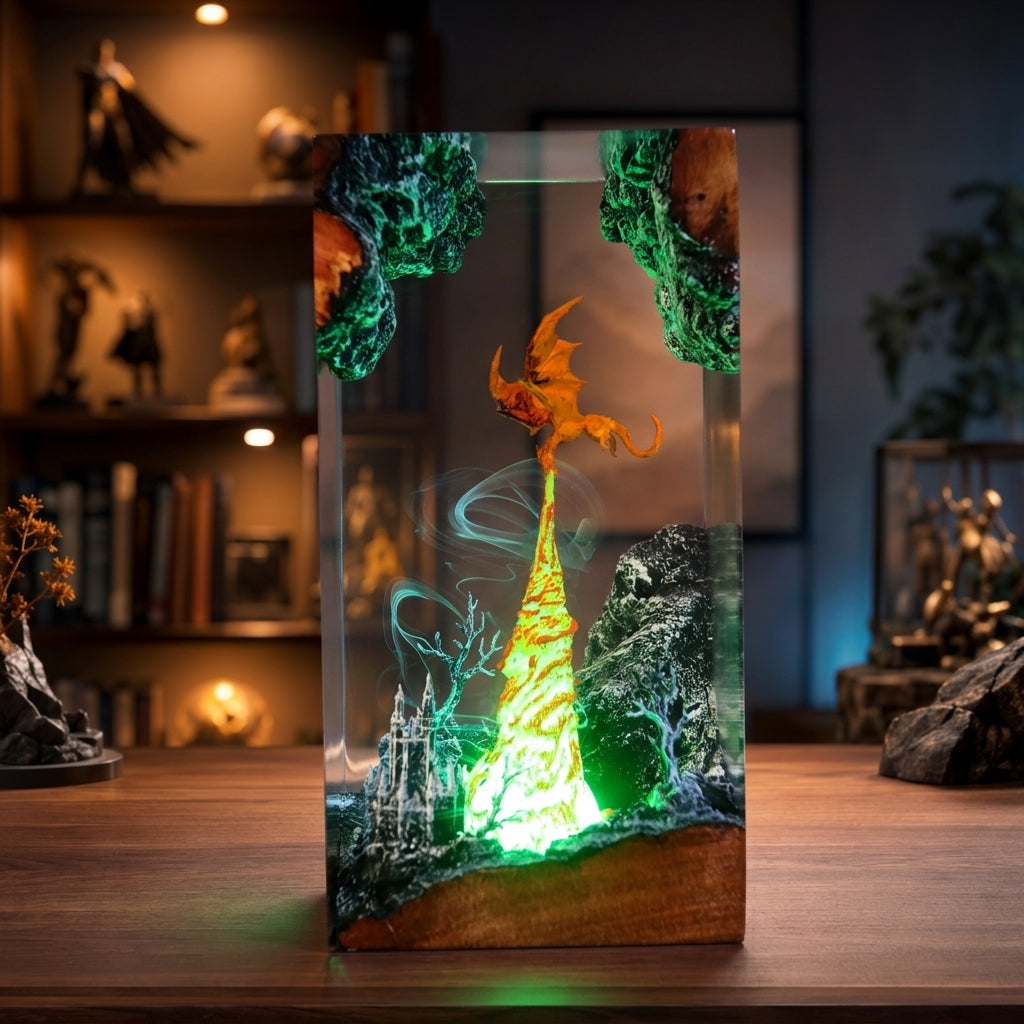 Fire Dragon Lamp - Dragon night light