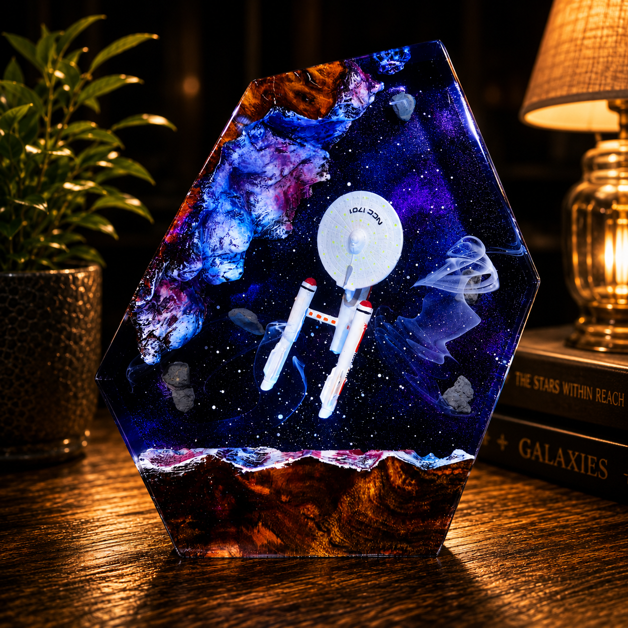 Star Trek USS Enterprise NCC-1701 Night Light, Gift for Trekkie