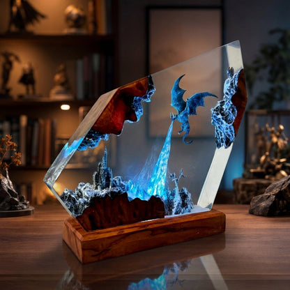 Ice Dragon Night Light - Dragon Lamp