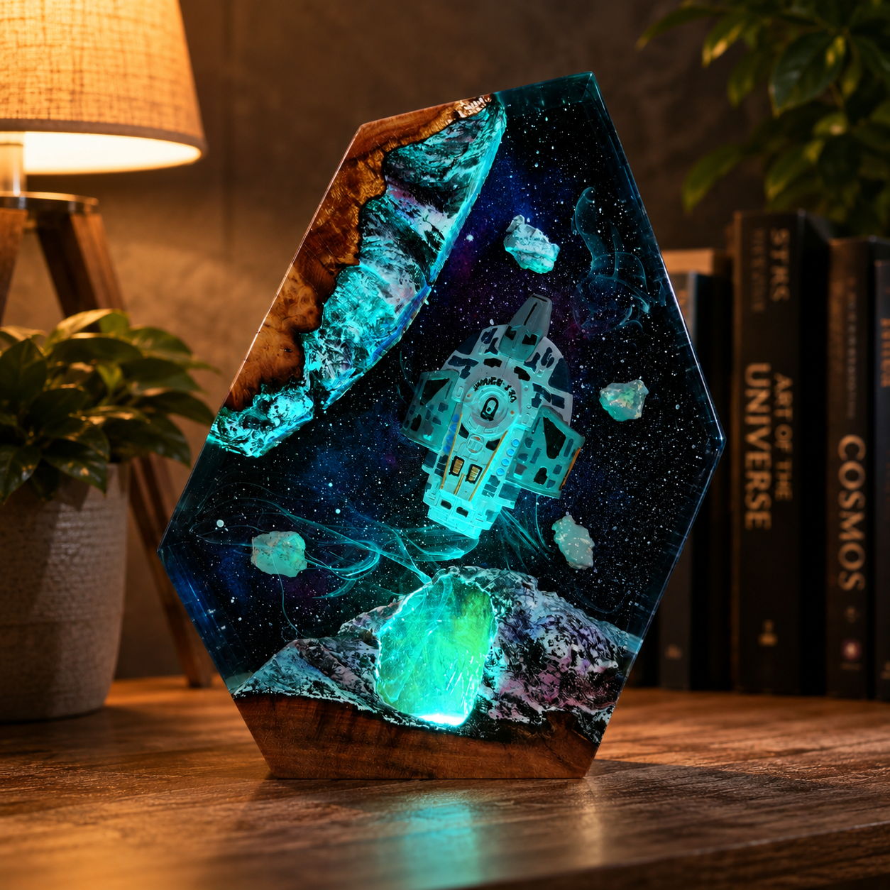 Star Trek USS Defiant  NX-74205 Night Light - Gift for Trekkie