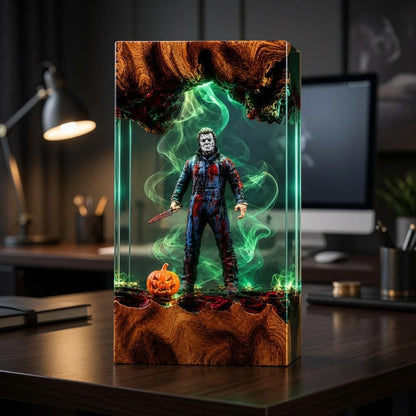 Michael Myers Halloween Epoxy Resin Lamp