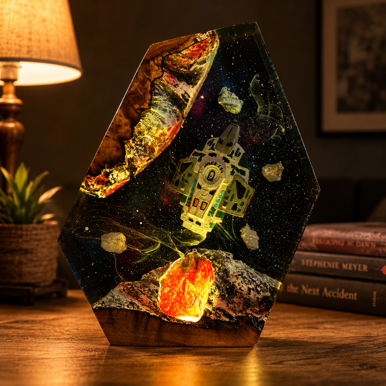 Star Trek USS Defiant  NX-74205 Night Light - Gift for Trekkie