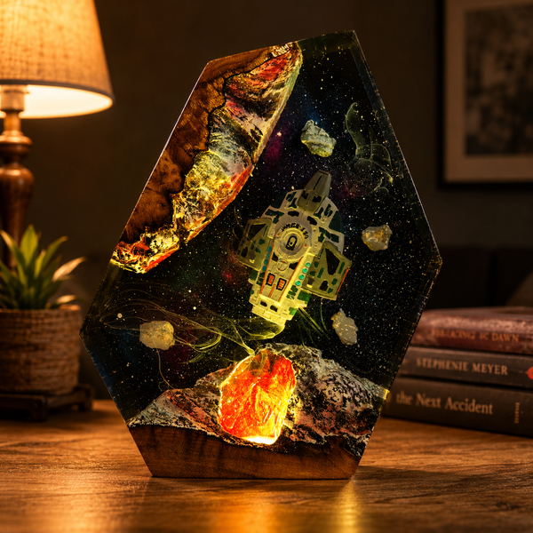 Star Trek USS Defiant  NX-74205 Night Light - Gift for Trekkie