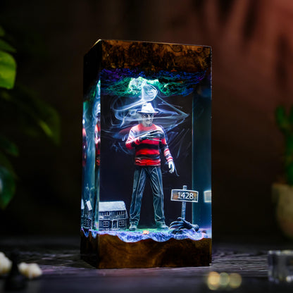 Freddy Krueger A Nightmare on Elm Street Epoxy Resin Lamp