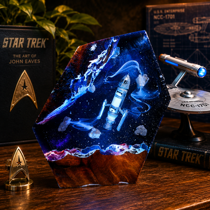 Star Trek USS Phoenix - NCC-65420 Night Light - Gift for Trekkie