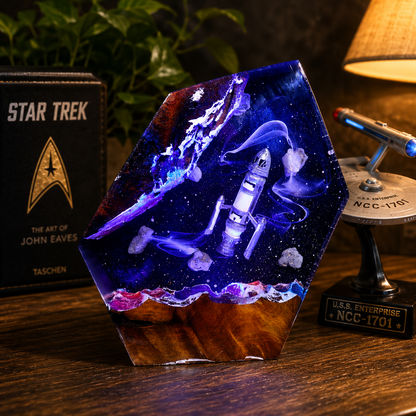 Star Trek USS Phoenix - NCC-65420 Night Light - Gift for Trekkie