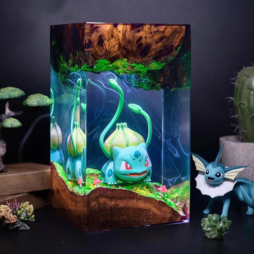 Bulbasaur Grass Starter Resin Lamp