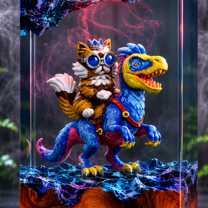 Handmade Dungeon Crawler Carl Resin Lamp Collection