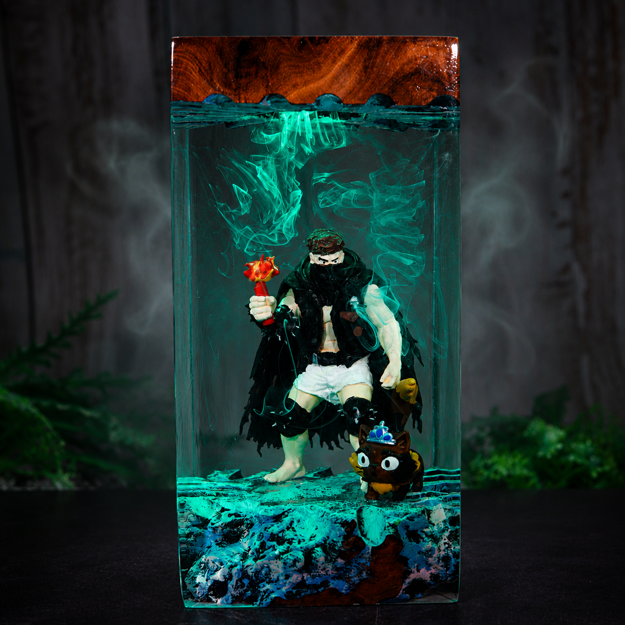 Mongo and Princess Donut from Dungeon Crawler Carl, Miniatures, Resin Figure, Bookshelf Decor and Fan Gift | Princess Posse, Resin night light