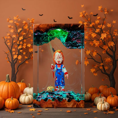 Chucky Halloween Resin Lamp
