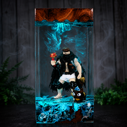 Mongo and Princess Donut from Dungeon Crawler Carl, Miniatures, Resin Figure, Bookshelf Decor and Fan Gift | Princess Posse, Resin night light