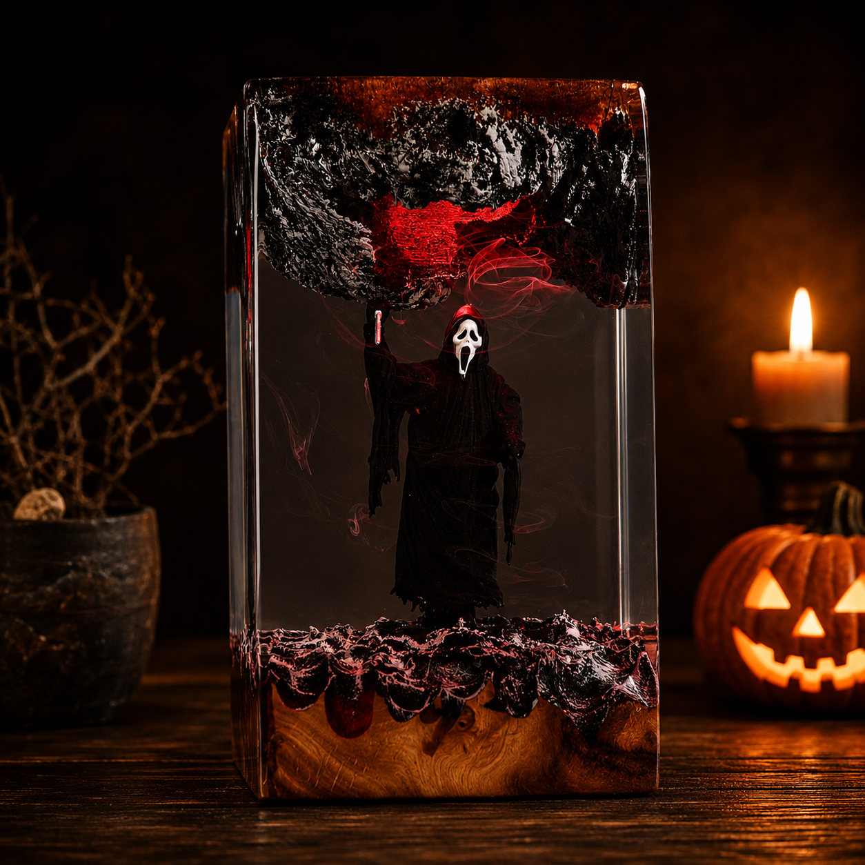 Ghostface Lamp, Halloween Lamp