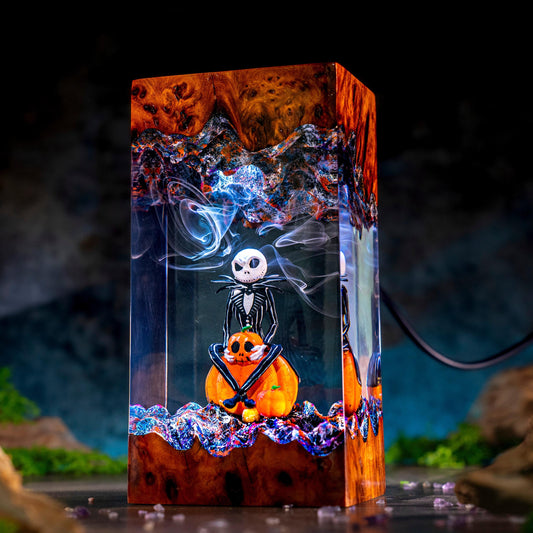 Jack Skellington Nightmare Before Christmas Epoxy Resin Lamp
