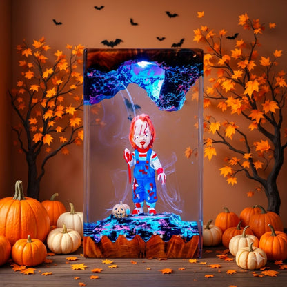 Chucky Halloween Resin Lamp