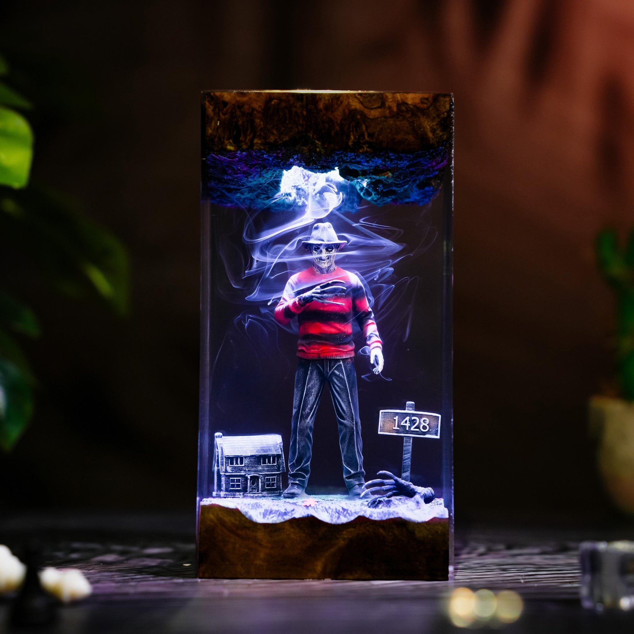 Freddy Krueger A Nightmare on Elm Street Epoxy Resin Lamp