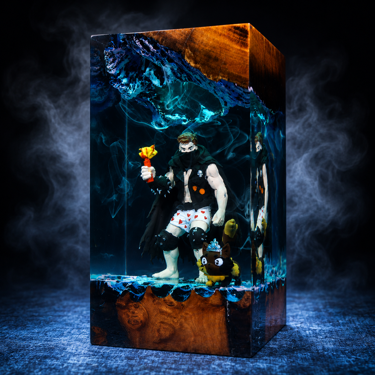 Handmade Dungeon Crawler Carl Resin Lamp Collection
