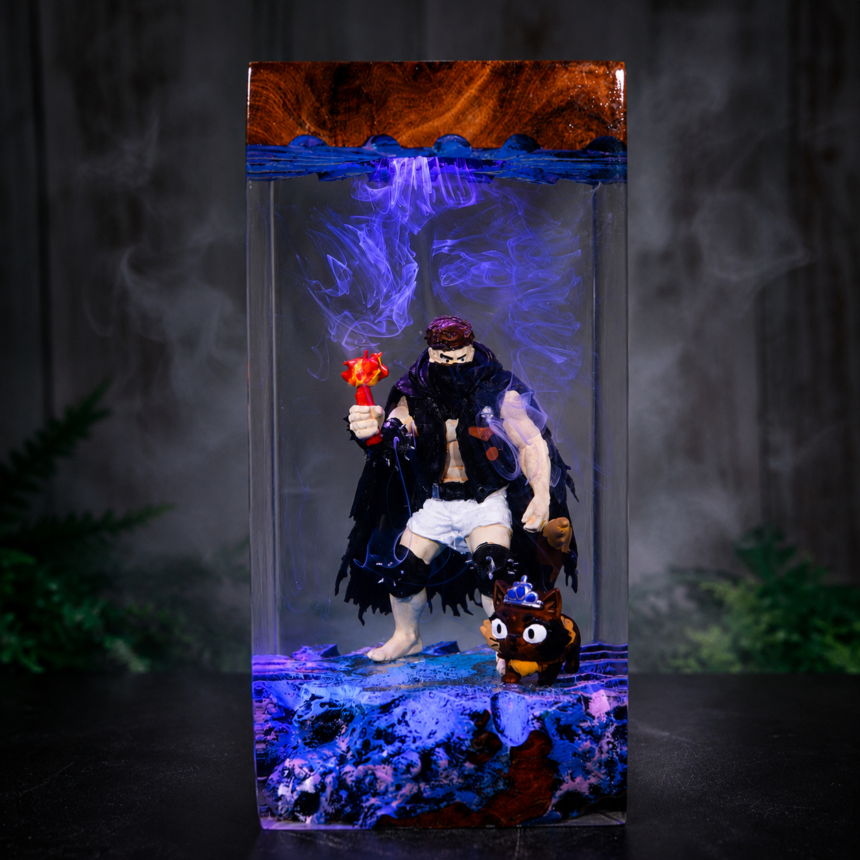 Mongo and Princess Donut from Dungeon Crawler Carl, Miniatures, Resin Figure, Bookshelf Decor and Fan Gift | Princess Posse, Resin night light