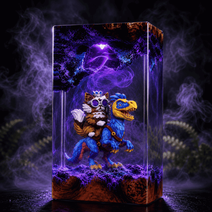 Handmade Dungeon Crawler Carl Resin Lamp Collection