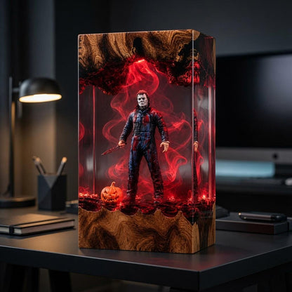 Michael Myers Halloween Epoxy Resin Lamp