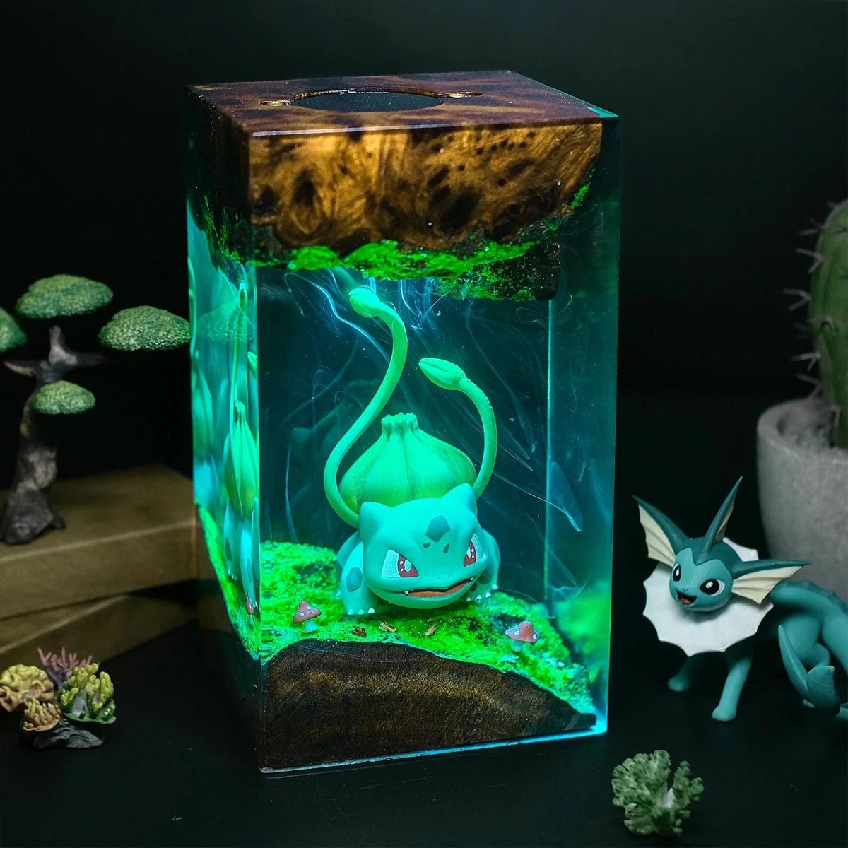 Bulbasaur Grass Starter Resin Lamp